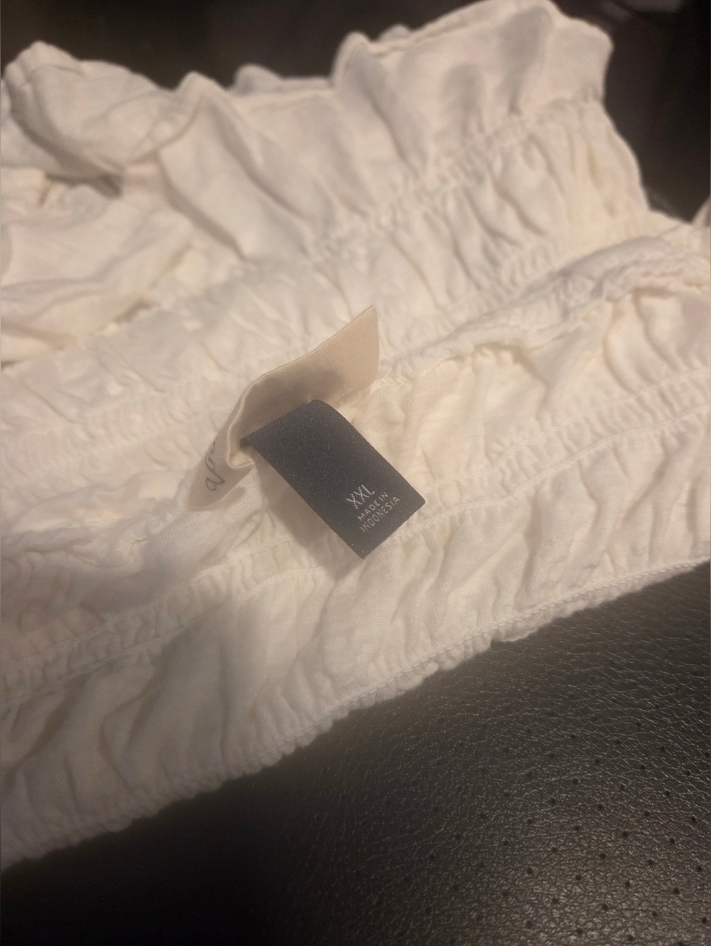 Universal Thread Black Smocked Ruffle Camisole - Picture 7 of 9